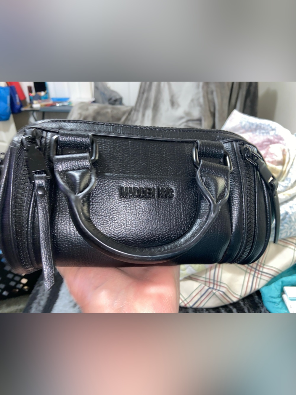Steve Madden Black Mini Handbag